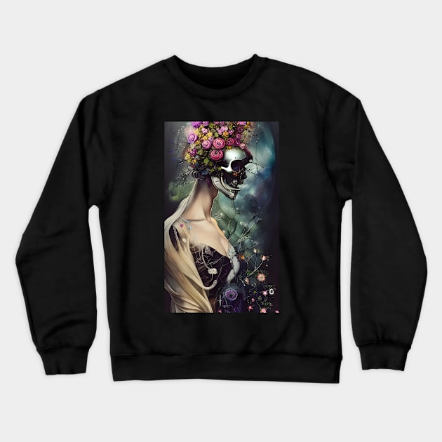 Flowers for the Never Dead Crewneck Sweatshirt by LyndiiLoubie